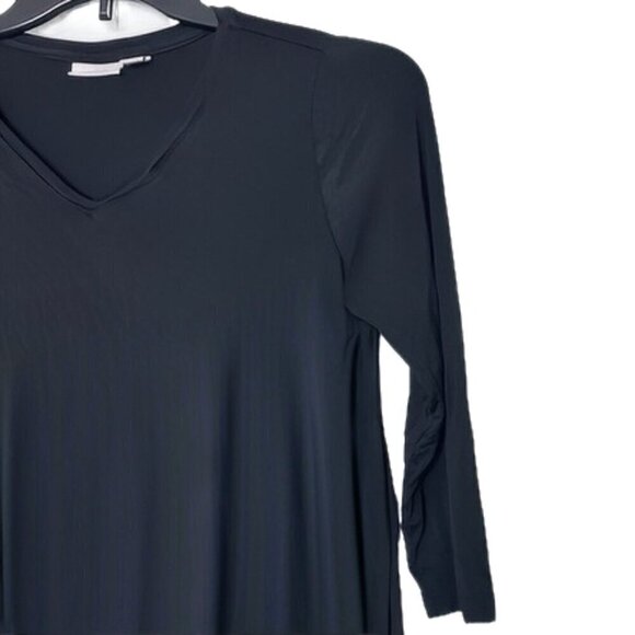 LOGO Layers 3/4 Sleeve Long pullover stretchy relaxed fit tunic size: Small - Picture 4 of 8